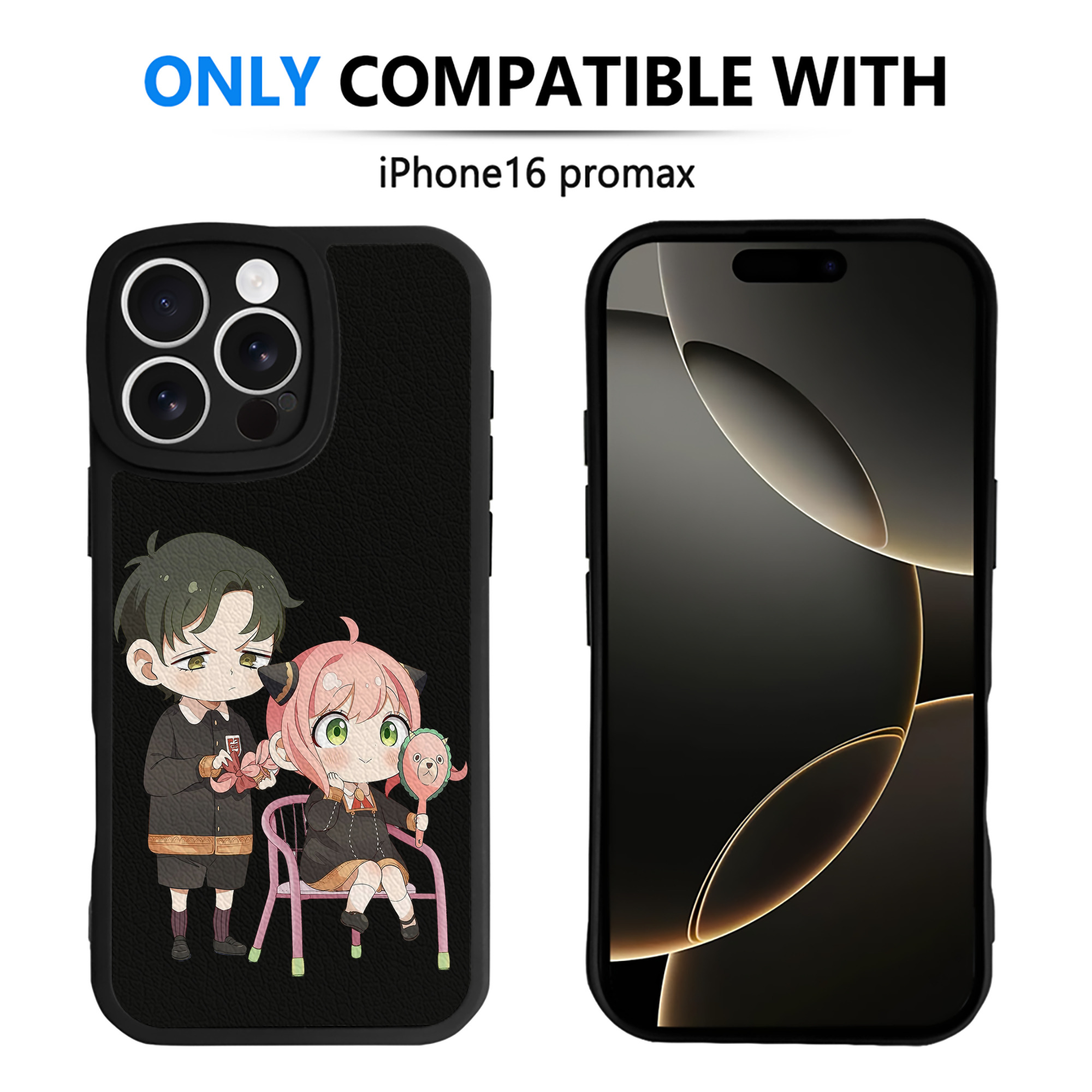（画像用） SPY×FAMILY间谍家家酒 【iPhone 16シリーズ対応】シリコンスマホケース（レザー調） 材質：シリコン